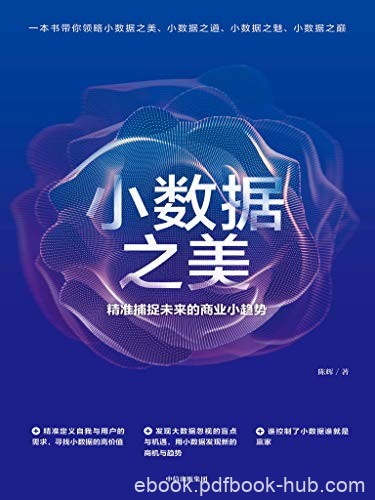 《小数据之美》陈辉/小数据精准捕捉未来的商业小趋势/epub+mobi+azw3