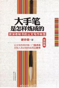 《大手笔是怎样炼成的》[实践篇]/做官是技术活/epub+mobi+azw3|电子书之家